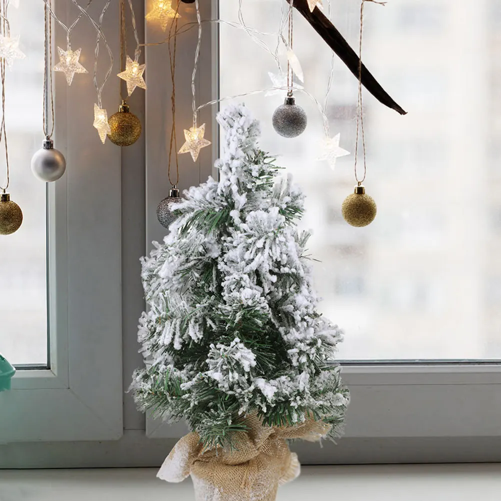 

Mini Presents Decoration Trees for Table Small Christms Decorations Tabletop Decorating Desktop Ornaments Home Holiday