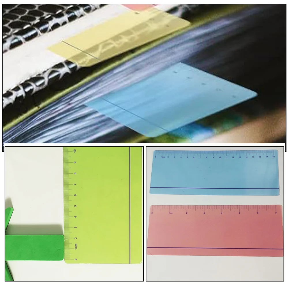 8 PCS Color Reading Strip Teaching Ruler Line Readers for Dyslexia Small Rulers Bookmark Dyslexic Tools Kids Child