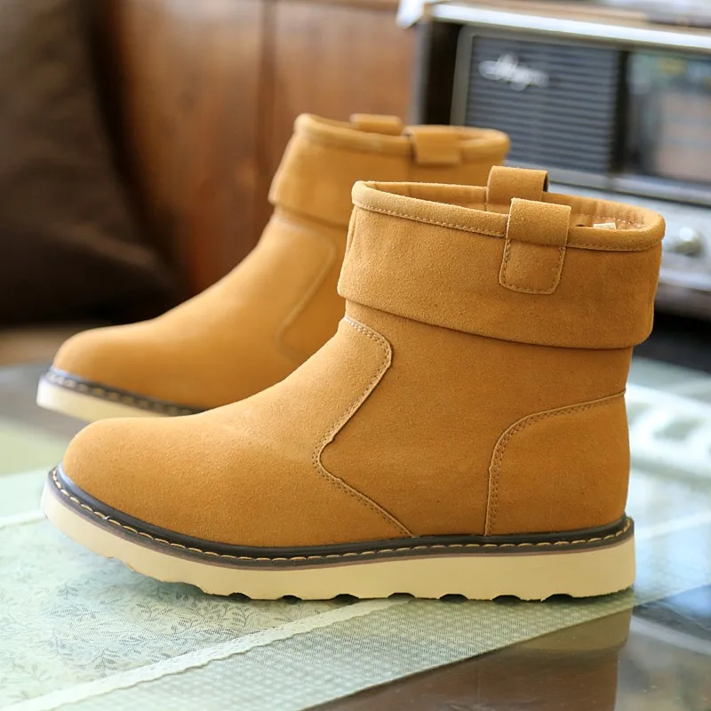 

Men's casual snow boots are versatile, minimalist style, fashionable, street walking and outdoor warm shoes