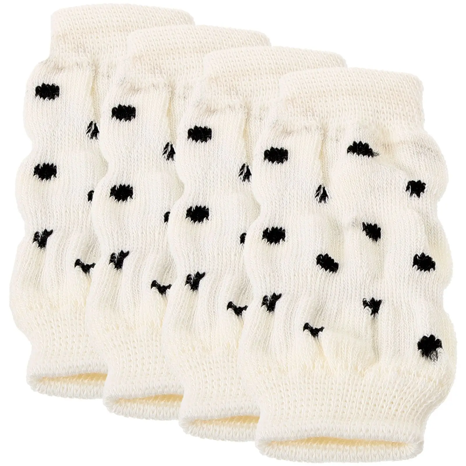 

4 Pcs Dog Socks Pet Warmers Joint Protector Elbow Cover Puppy Sleeve Cat Leg Warmers Soft Cotton Size L Dog Leg