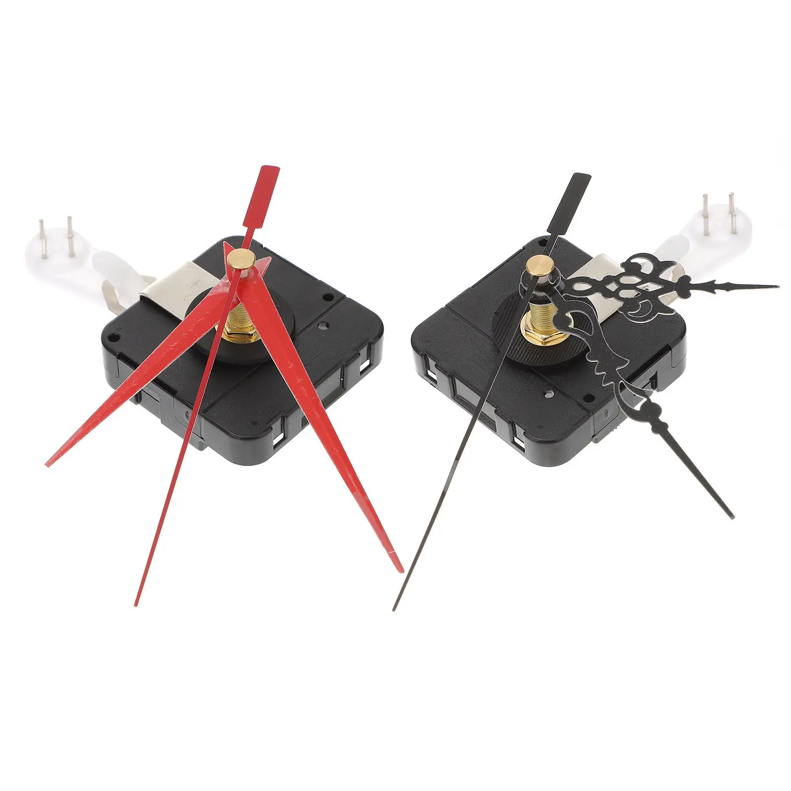 2Pcs Quartz Clock Movement Replacement Kit Includes 4 Hand Sets for Wall Clocks Reliable Accuracy Easy Installation Repair