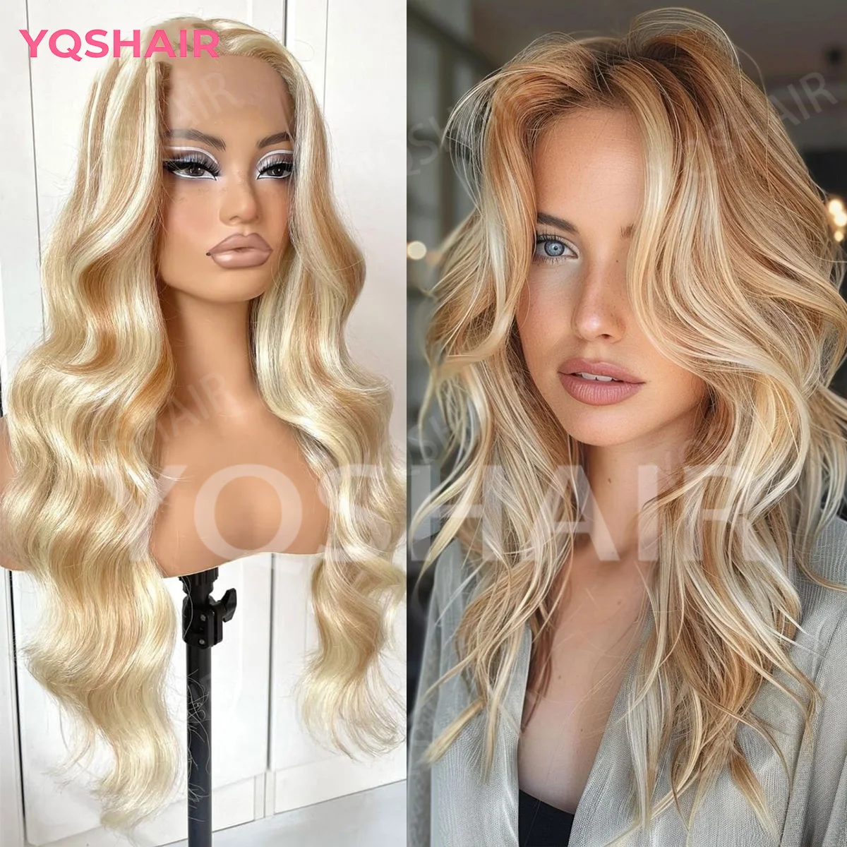 

Выделите парик 13x4 P30/613 Блондинка HD Парик фронта шнурка 100% парики из натуральных волос 613 Прямой парик фронтальной части шнурка Vietnames Glueless