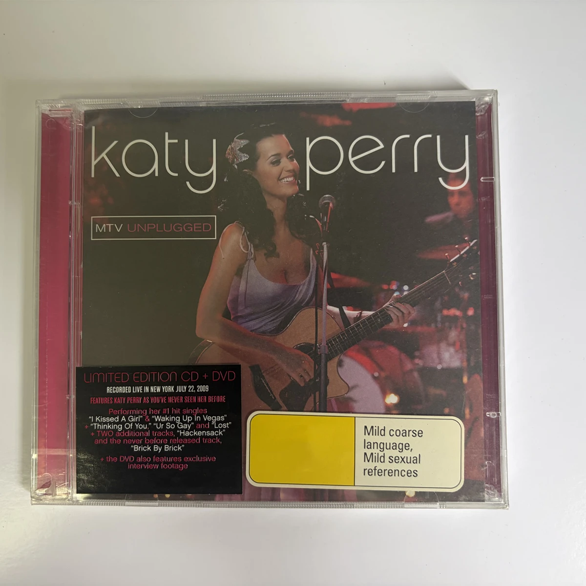 Soft Rock Katy Perry Muziek CD MTV Unplugged Album Muziekplaat + DVD Ur So Gay Audio Disc Walkman Auto-CD's Soundtracks Geschenkdoos