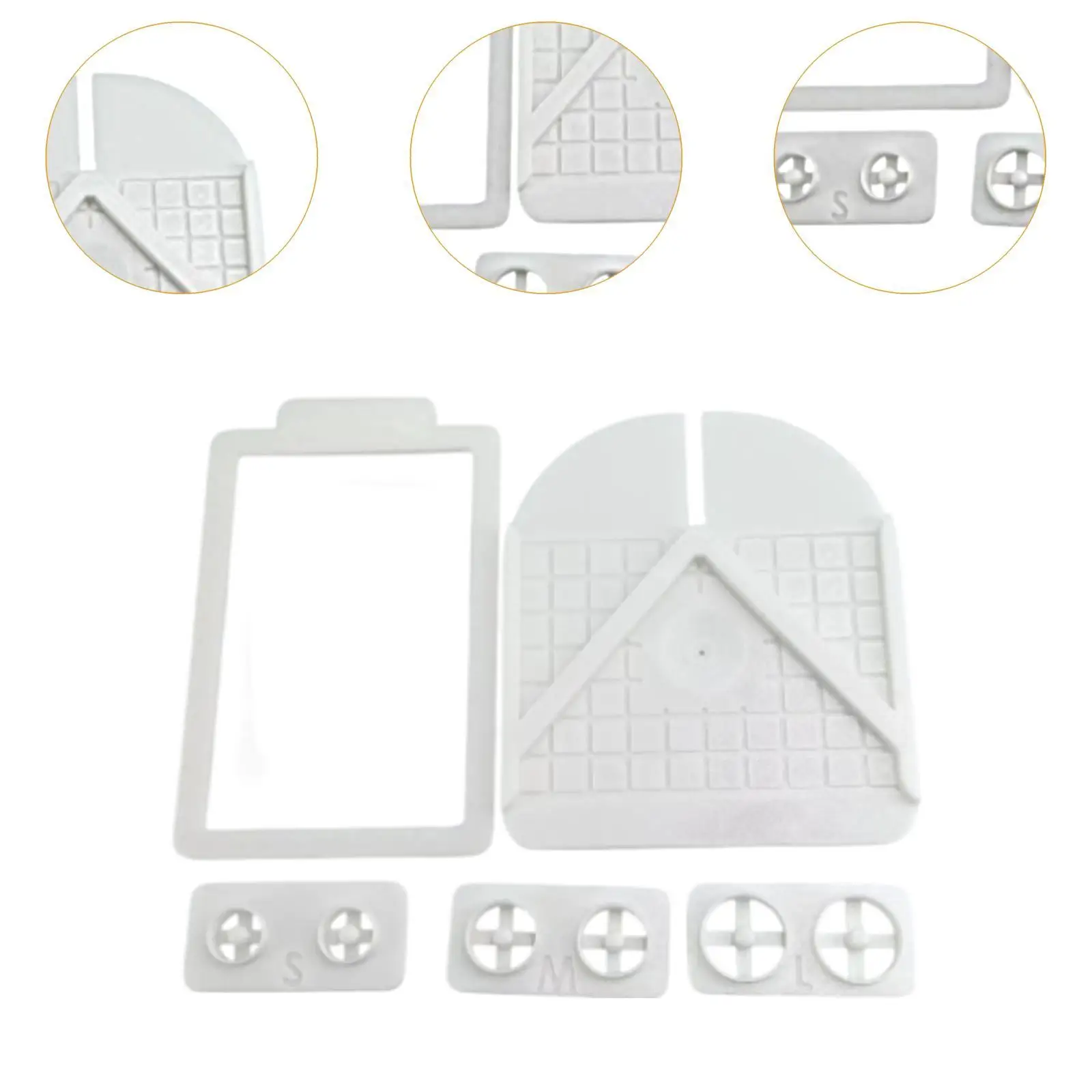 Portable Stud Post Embedding Frame Clay Modeling Accessories for Earring Jewelry Making Tools Set