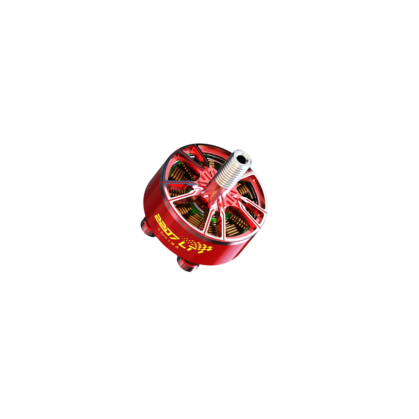 VCI Vulcan 2207 LT 2160KV FAI Campeón Mundial Motor Verde Rojo Bajo Consumo de Energía 14524RPM 24V Drone Racing Motor