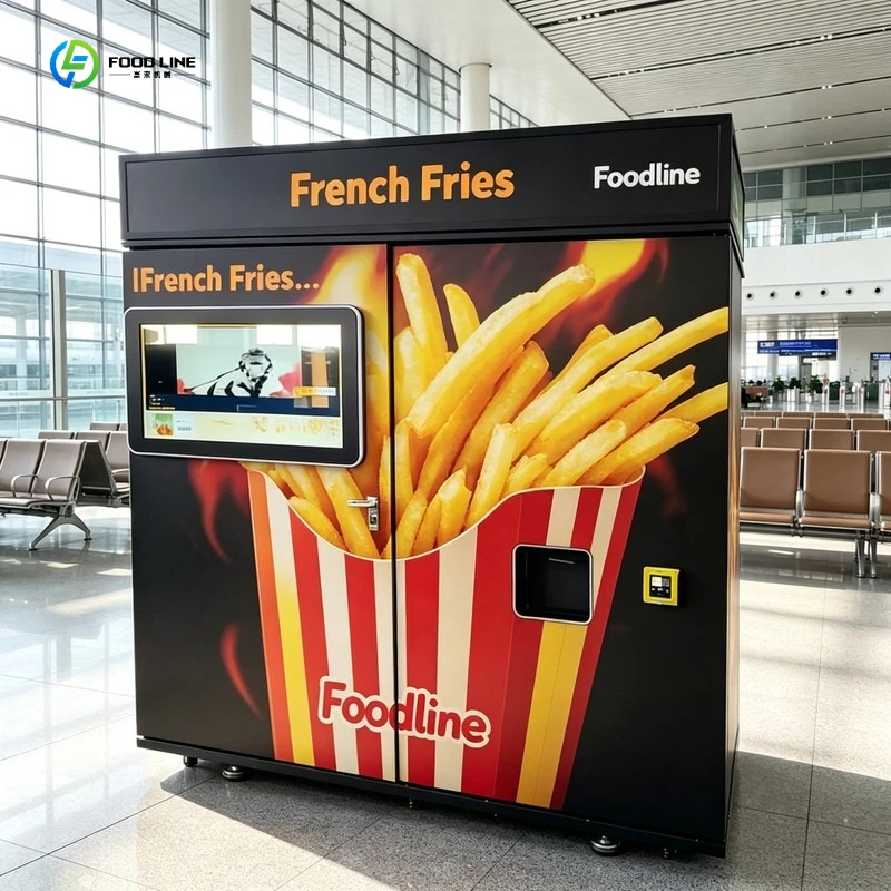 French Fries Vending Machine High Efficiency Customize French Fries Vending Machine with Multi-Flavor Snacks FL Customized