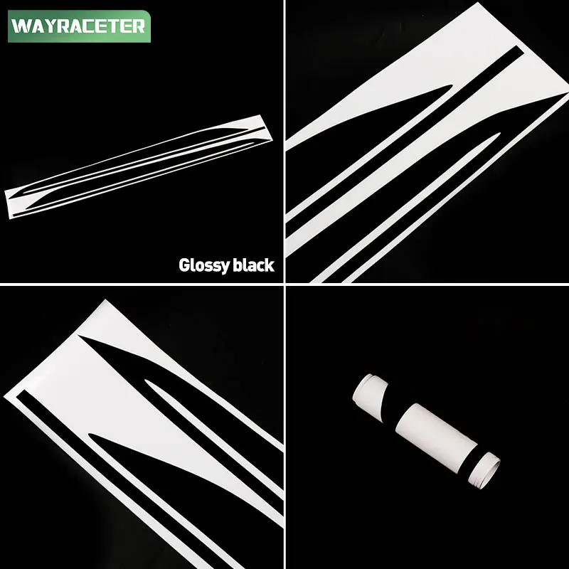 2 قطعة M الأداء ملصق مائي ألياف الكربون الفينيل الباب الجانب المشارب ملصق لسيارات BMW X3 G45 2024 2025 30e 20d M Sport M50 اكسسوارات