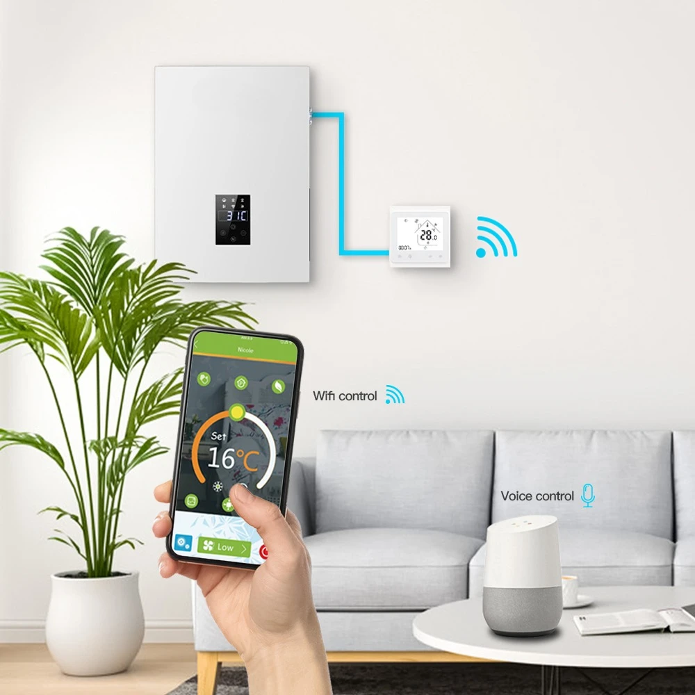 Intelligent home heater, used for radiator heating and floor water system electrical system boiler