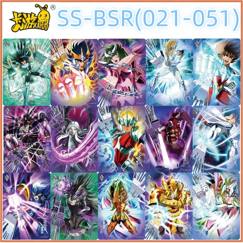 

KAYOU Saint Seiya Anime Card Awakening of the Holy Cloak BSR：021-051 BURMilo Shura Rare Collectible Card Kids Boy Gift Toy