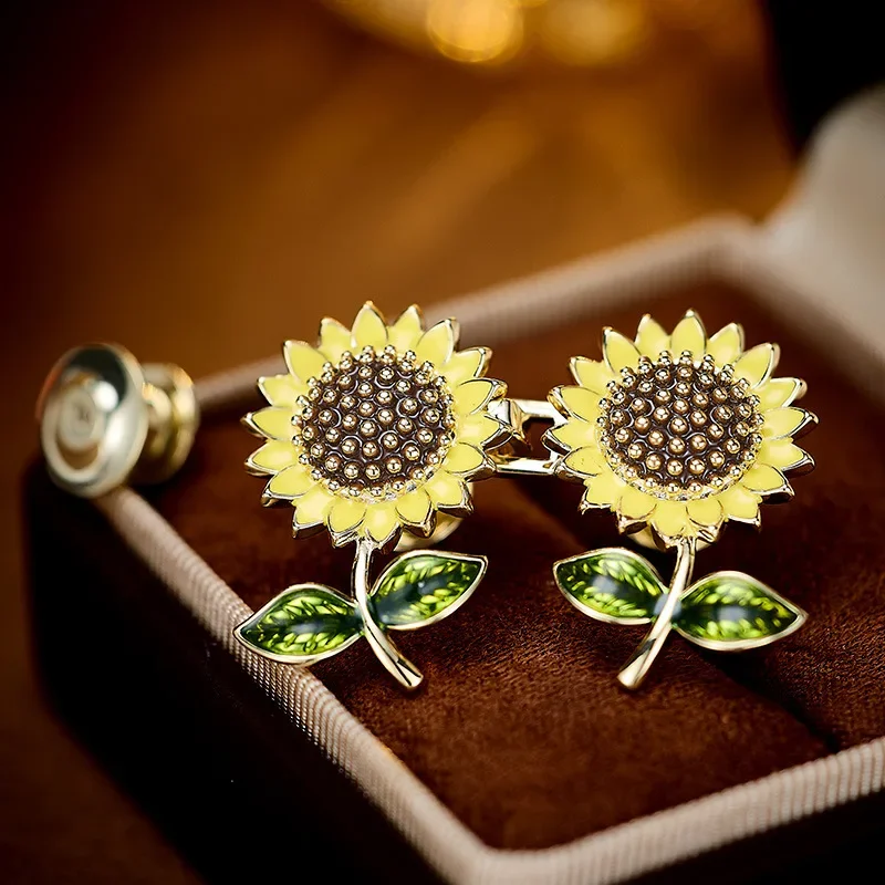 

Sunflower and Daisy waistband tightening buckle detachable adjustable size jeans fixed buckle
