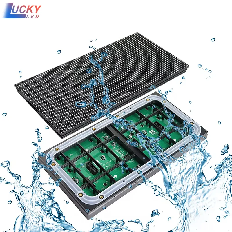 Outdoor P5 LED Screen Panel Module 320*160mm 64*32pixels 1/8 Scan SMD RGB Full Color P5 LED Display Panel Module