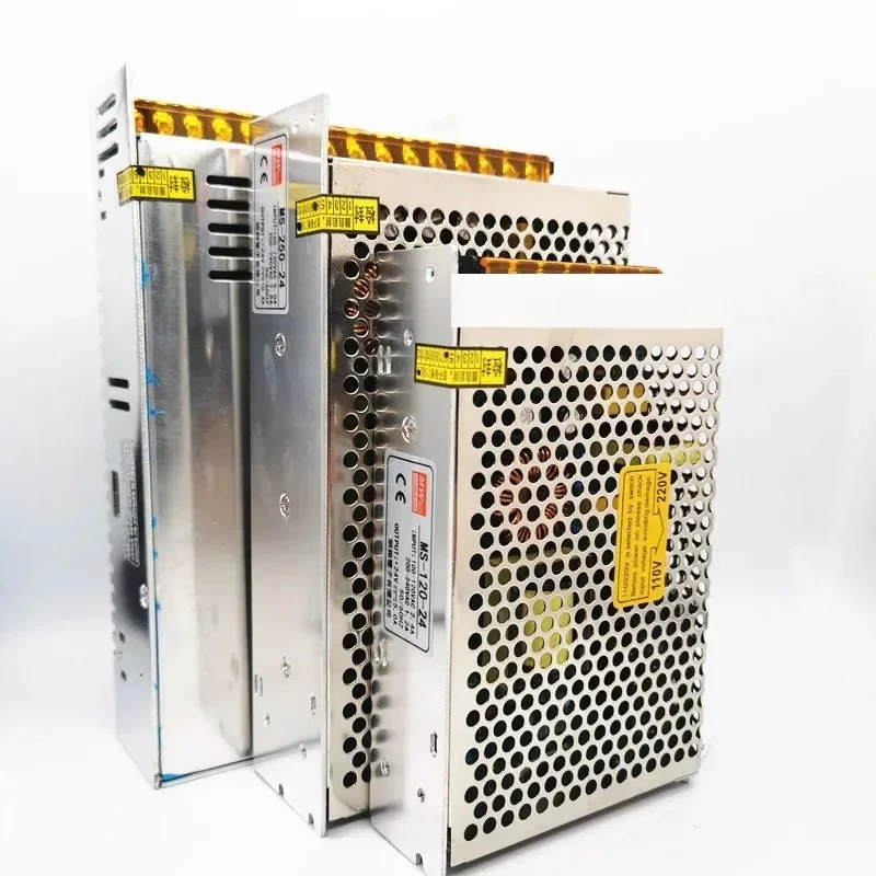 

Mingwei MS-100/120/150/250W/500W Small Volume Switching Power Supply 12V24V48V Transformer LED