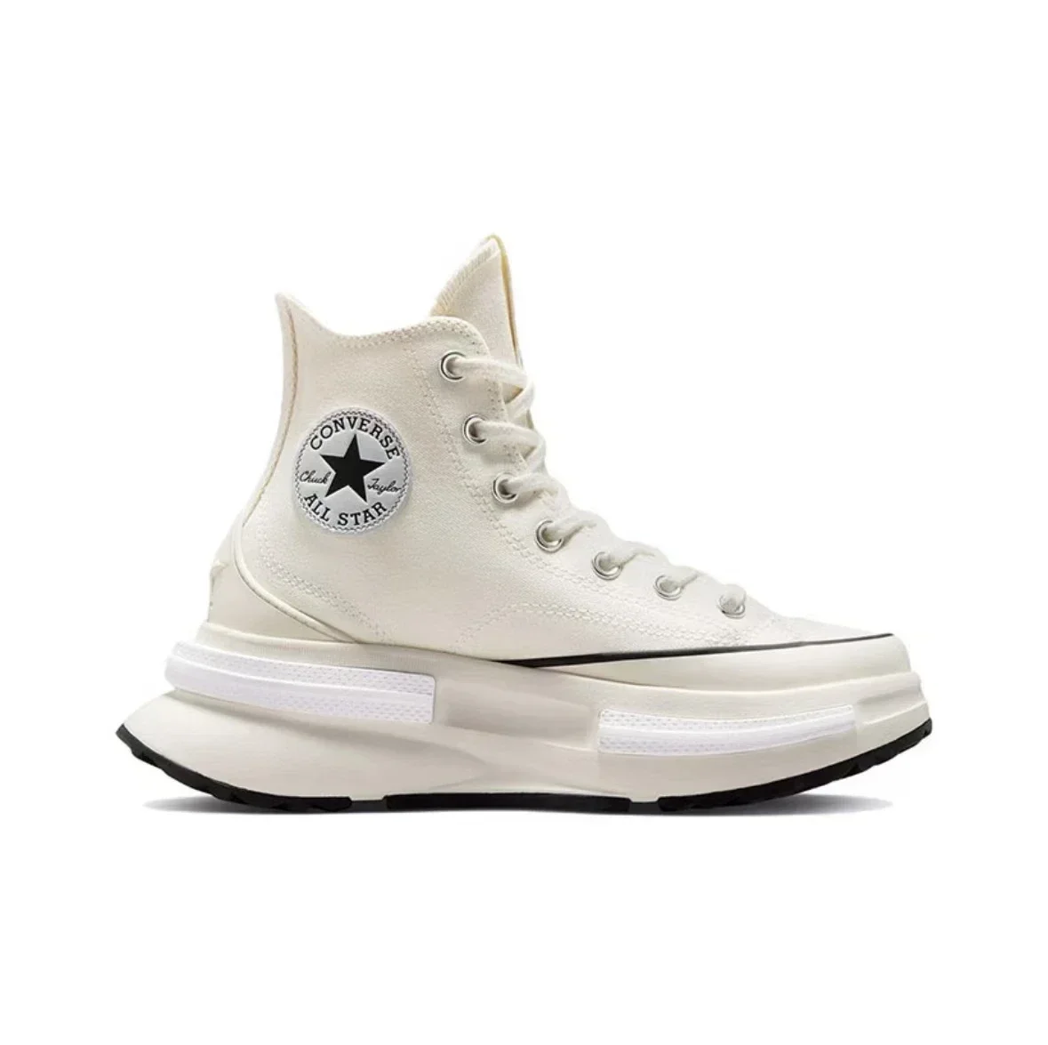 Converse Run Star Legacy CX Men and Women Skateboarding Shoes High-top Outdoor Lightweight Vintage Sneaker White