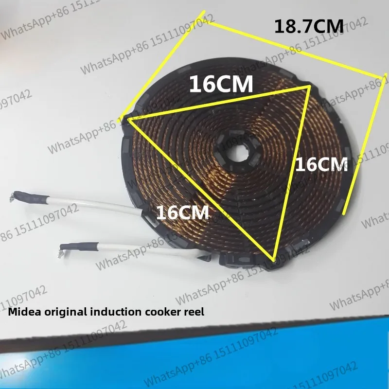 For Midea Induction Cooktop Heating Plate Coil TZJ168SM Coil Plate Heating Coil Universal Accessories