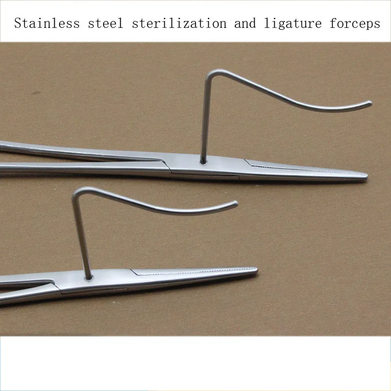 Cat and dog spay and neuter Fixation forceps Animal ovary retractor spay and neuter forceps