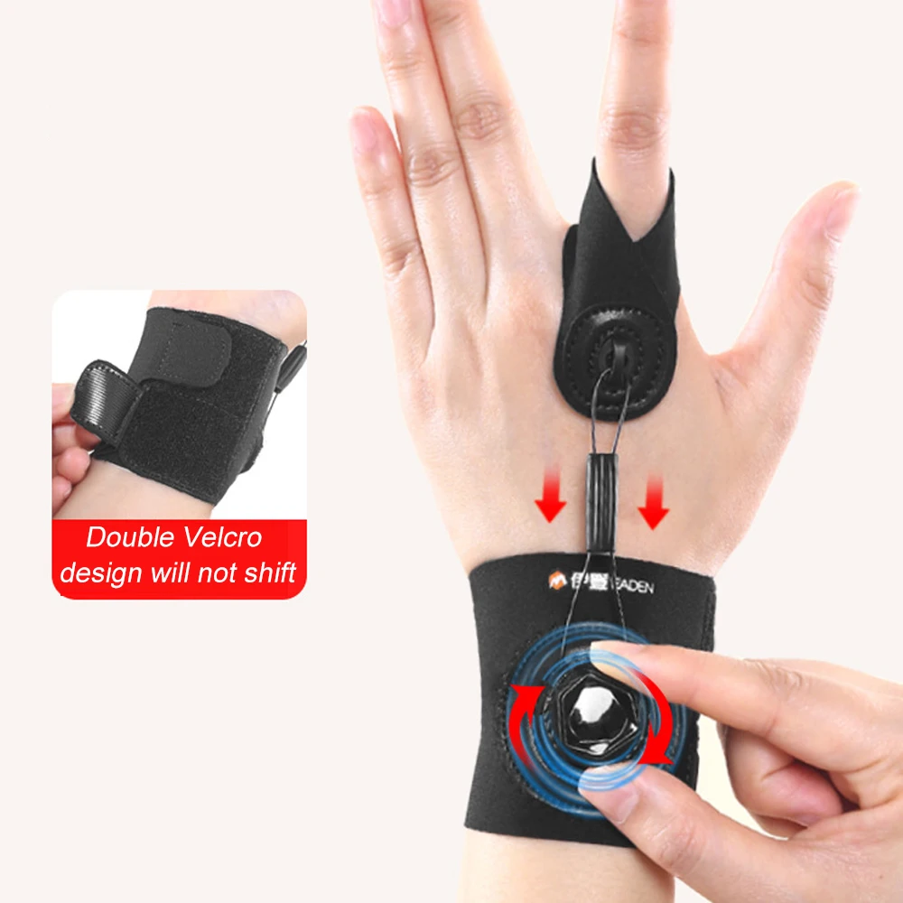 1pcs  Resting Hand Splint with Adjustable Knob, Carpal Tunnel Wrist Brace Night Support with Removable Wrist Splint