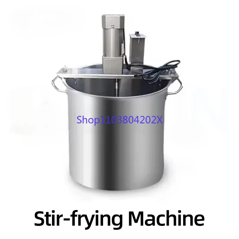 Small Mixer Jam Boiling Sauce Machine  Automatic Hot Pot Frying Machine Chili Sauce Deep Frying Filling And Stir Frying Machine