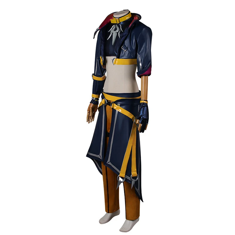 ROLECOS LOL HEARTSTEEL Kayn Cosplay Costume LOL Adult Men Roleplay Outfits Male Kayn Uniform Halloween Full Set with Eye Mask