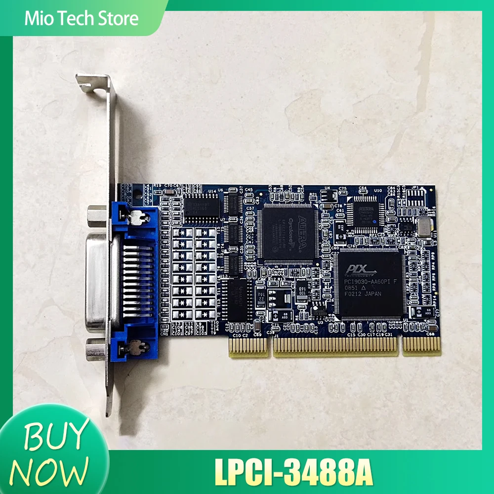 For ADLINK LPCI-3488A PCI-GPIB Card 51-12801-0A30 IEEE-488.2 Data Acquisition Card