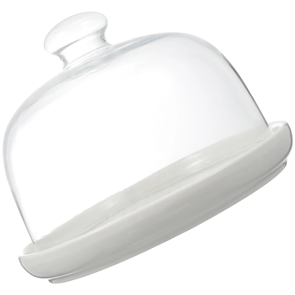 

Бытовая тарелка для торта с прозрачной крышкой, многофункциональный поднос для десерта для свадебной вечеринки, сбора свежести, хранения