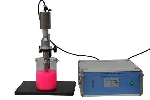 Ultrasonic homogenizer: Dispersion, homogenization and extraction of carbon nanotubes, graphene and titanium dioxide