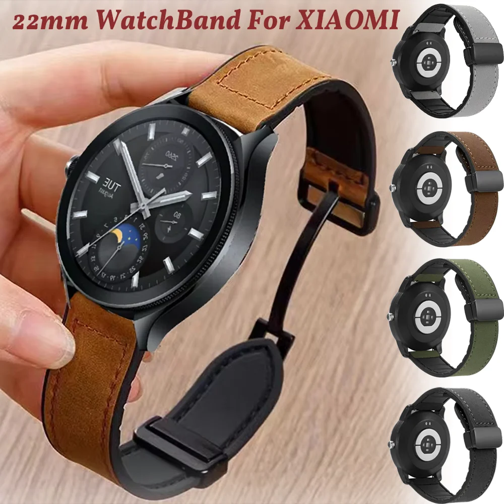 22Mm Leather Watch … - image