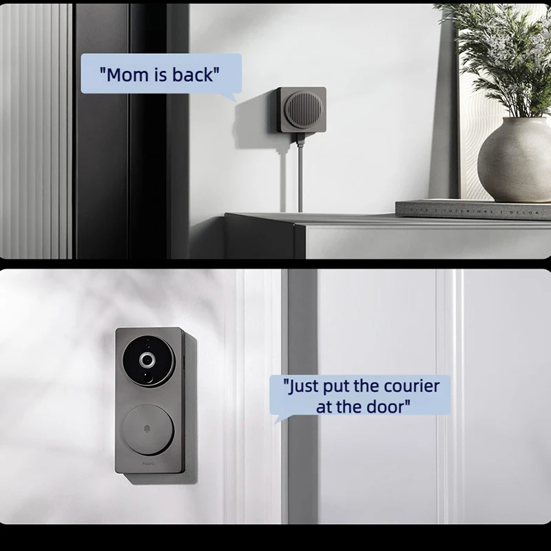 Aqara Smart Video Doorbell 1080P Wireless Video Doorbell Camera 2.4G WiFi Smart Door Bell Smart Home Security Door Bell