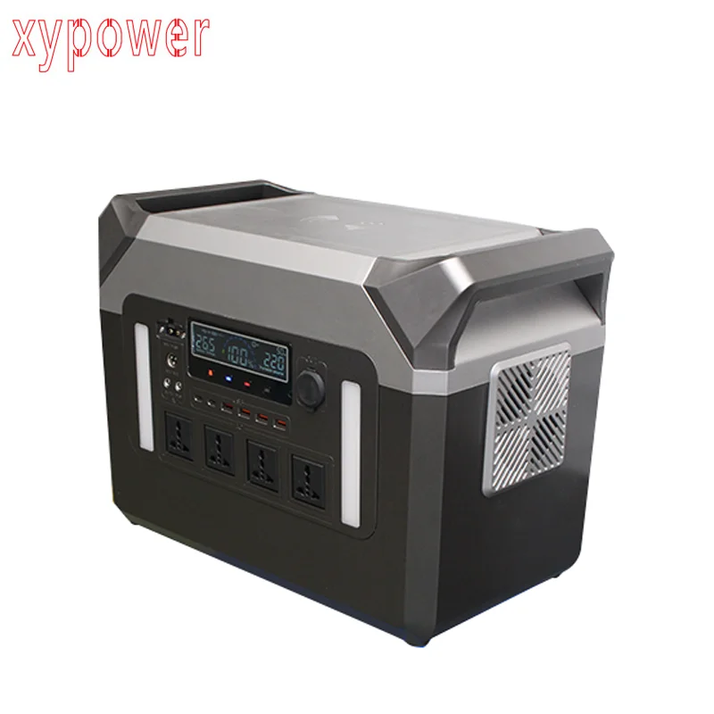 

DO 3000W 2560Wh LiFePO4 Portable Power Station 25.6V 100AH Solar Generator AC220V/110V for Camping Home Use