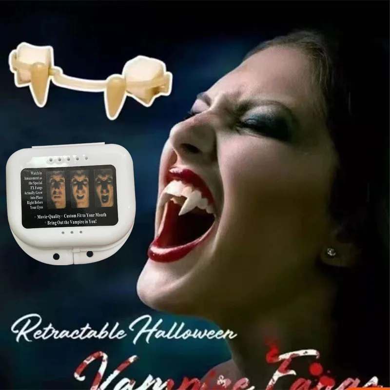 Vampire Teeth Fangs Fangs Classic Pp Halloween Costumes, Costume Party Gift