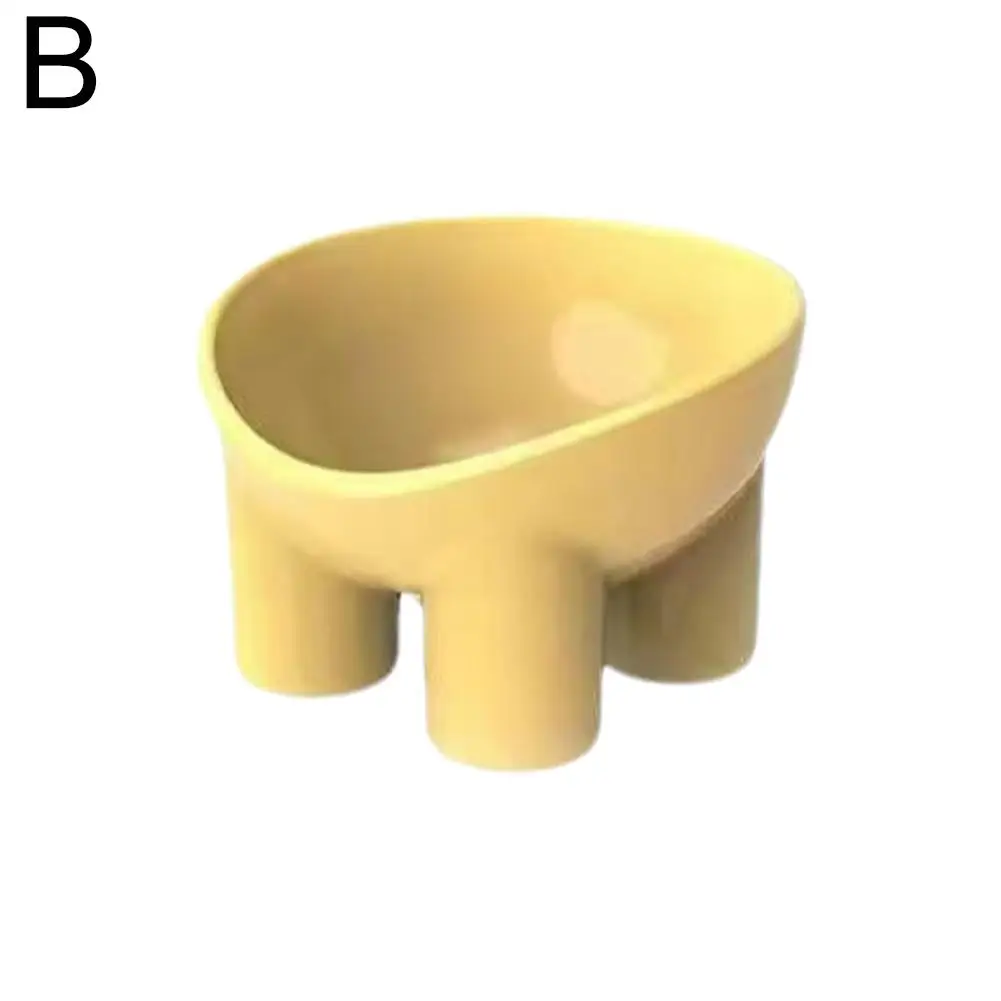 Food Bowl Cor Grosso Pernas Pés Altos Prato Gota Estável, Comer, Anti 4-Color Pet Grade Suprimentos, Água Dog Bowl, Fo G1t7