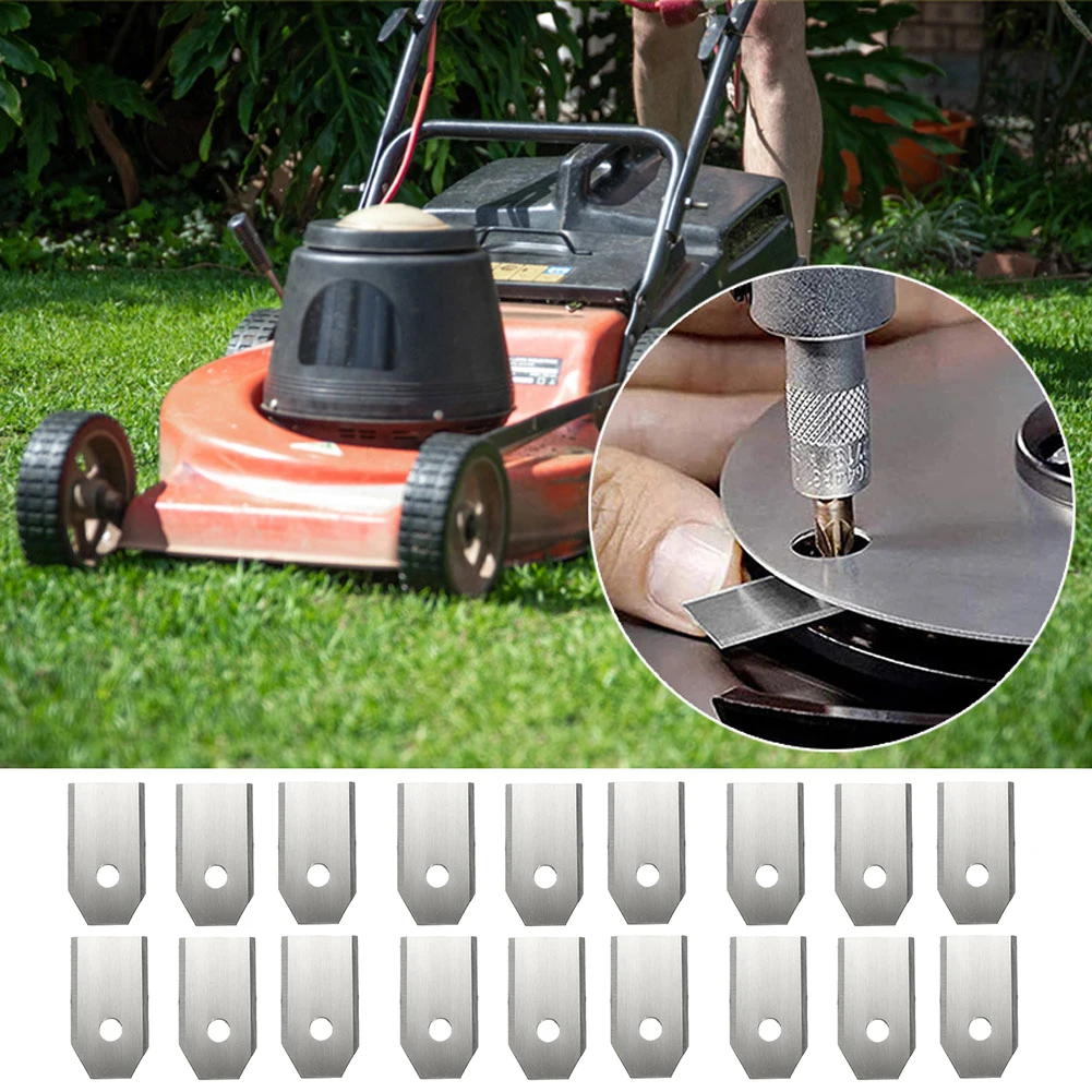 18/30 قطعة شفرات قطع العشب من الفولاذ المقاوم للصدأ قطع غيار 0.7 مللي متر حادة لـ Husqvarna Automower/جاردينا جزازة العشب الآلية #5