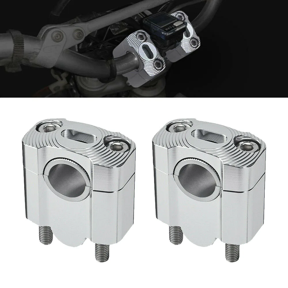 7/8 inch To 1 1/8 inch (22-28mm) for Dirt Bike ATV HandleBar-Fat Bar Mount Clamps Risers Adapter for Honda Yamaha -BMW