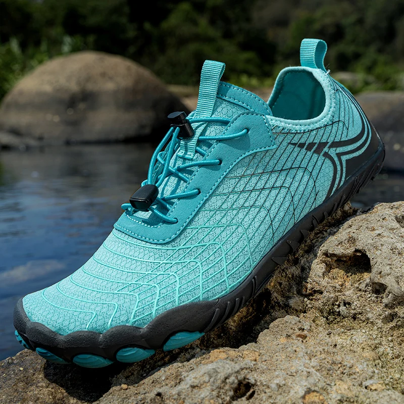 

HKDQ Classic Men Women Five Fingers Shoes Original Anti Slip Barefoot Sneakers Quick Dry Mesh Lightweight Outdoor Diving Shoes
