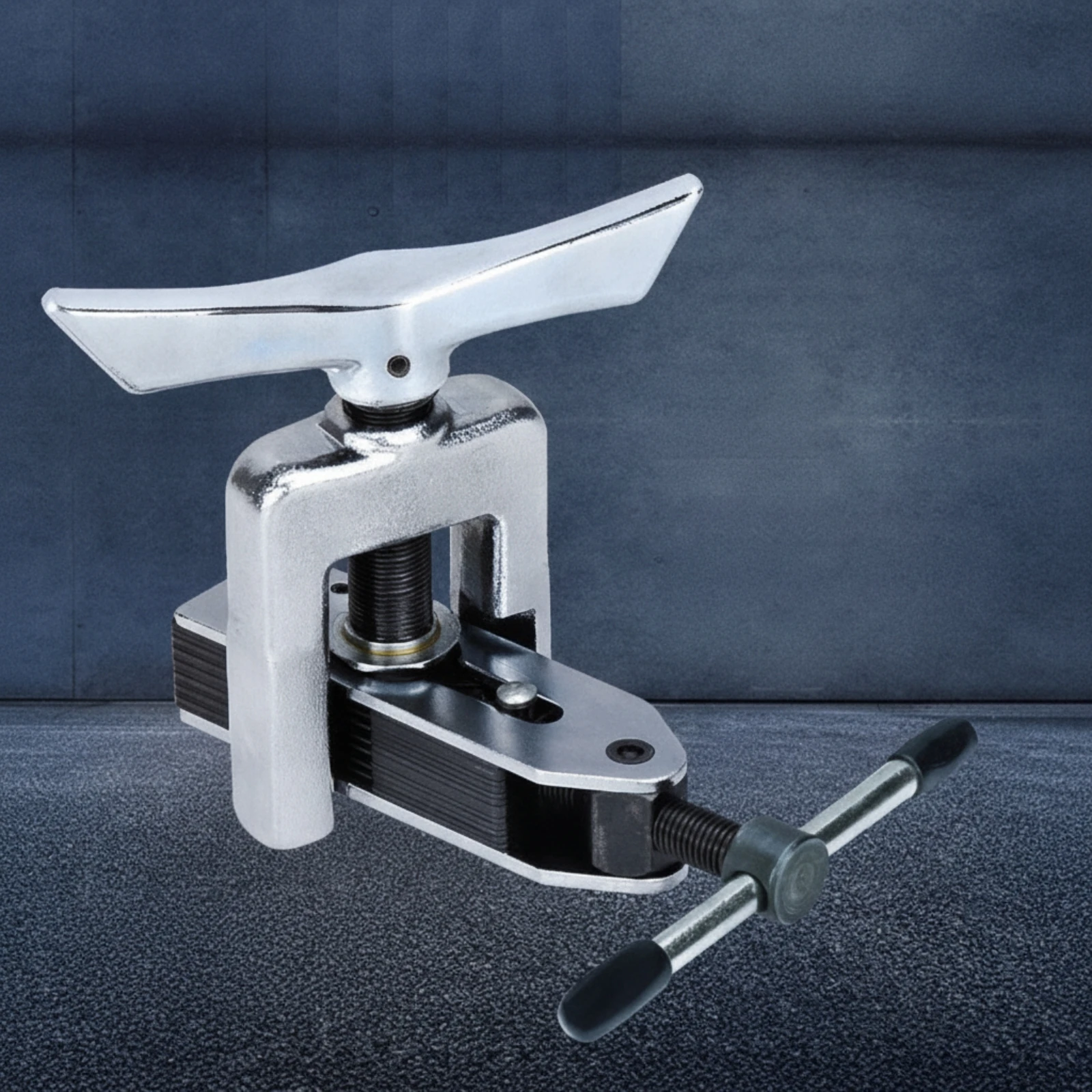 Tube Flaring Tool Clamp-Style Pipe Flaring Tool Screw-Driven Compact for HVAC Technicians, Refrigeration Work