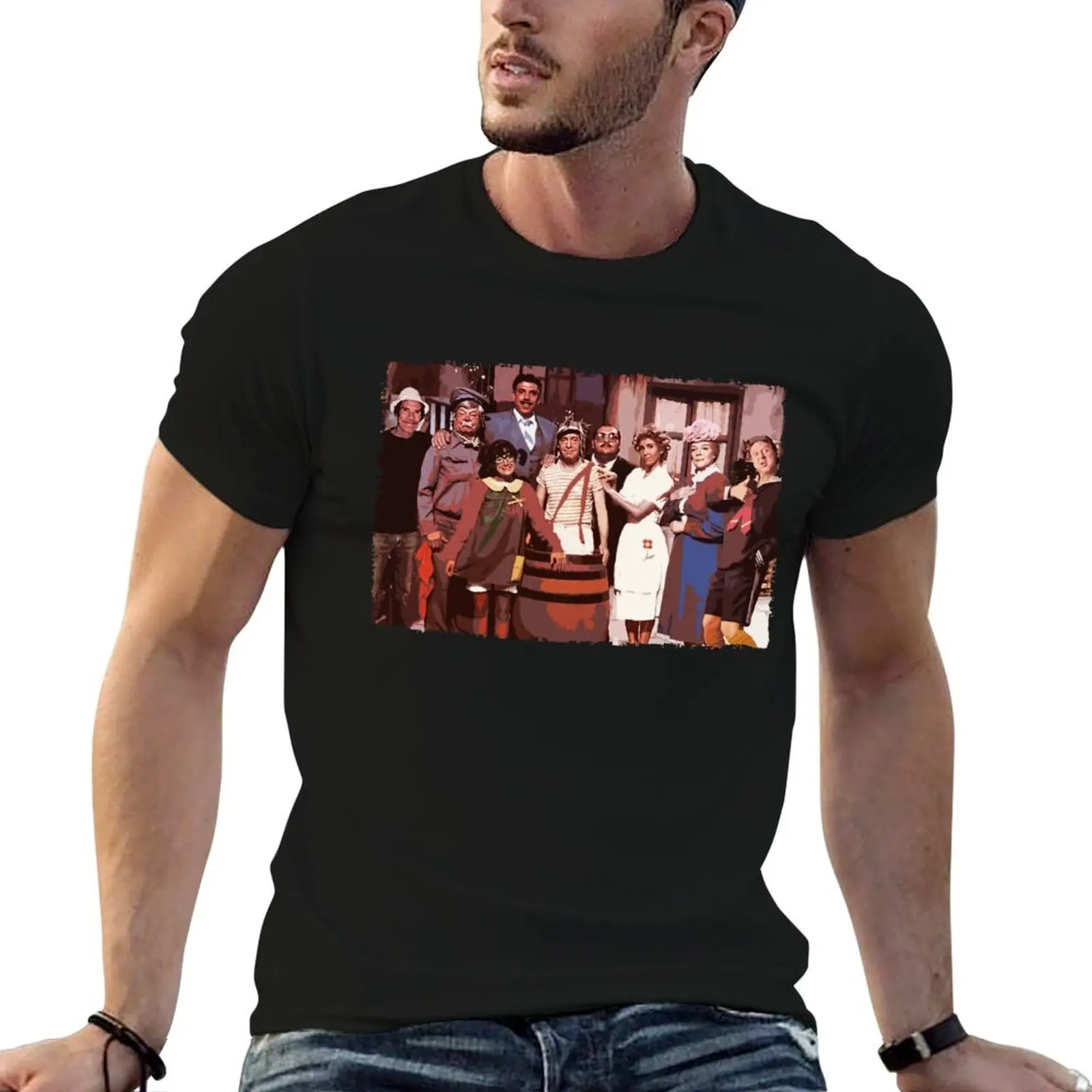 

man t T-Shirt Ocho men cotton Don cotton Chavo Chilindrina El La - heavy shirt shirt Ramón del t - 100%