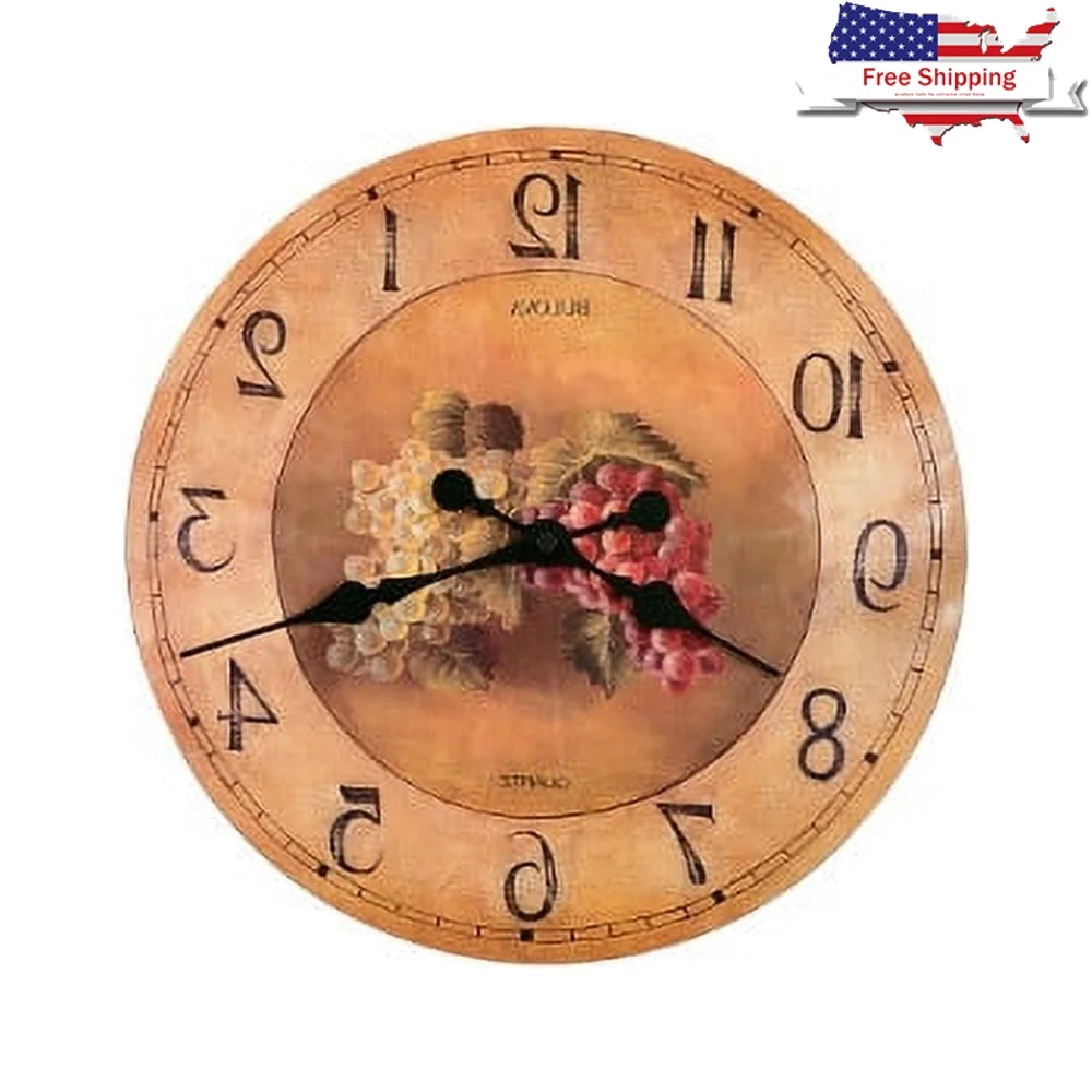 

Quartz Movement Wall Clock Large Arabic Numerals Decorative Timepiece Home Office Mantel or Floor Modern Traditional Design
