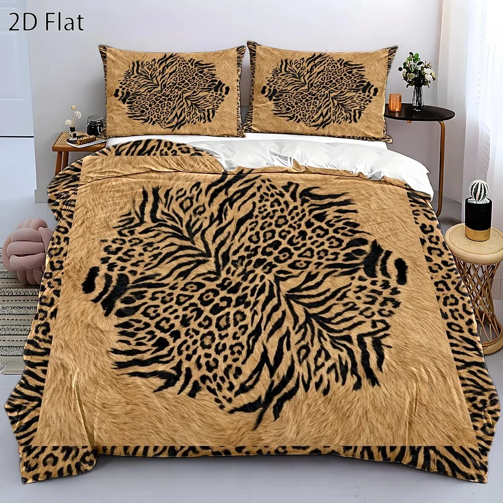 Skincare Animate - Set Sprei Motif Macan Tutul dan