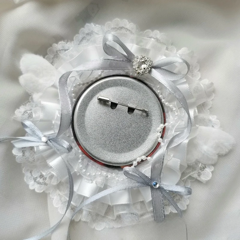 INS милый модный держатель для значка в стиле аниме, набор милых кружева 58-75 мм Itabag, витрина, зажим для значка, кронштейн, декор, японский детский подарок