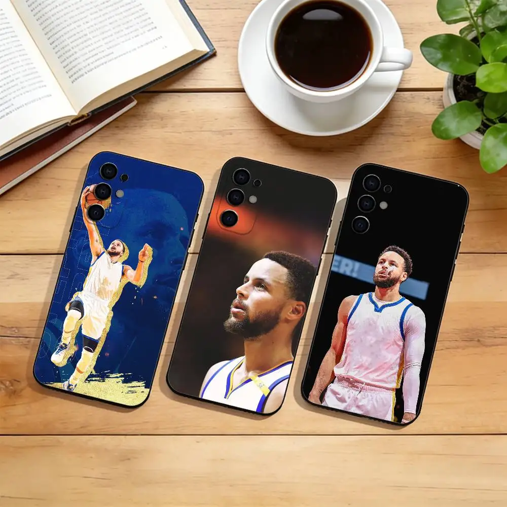 

Basketball S-Stephen C-Curry Phone Case For Samsung S25,S24,S21,S22,S23,S30,Ultra,S20,Plus,Fe,Lite,Note,10,Black Cover