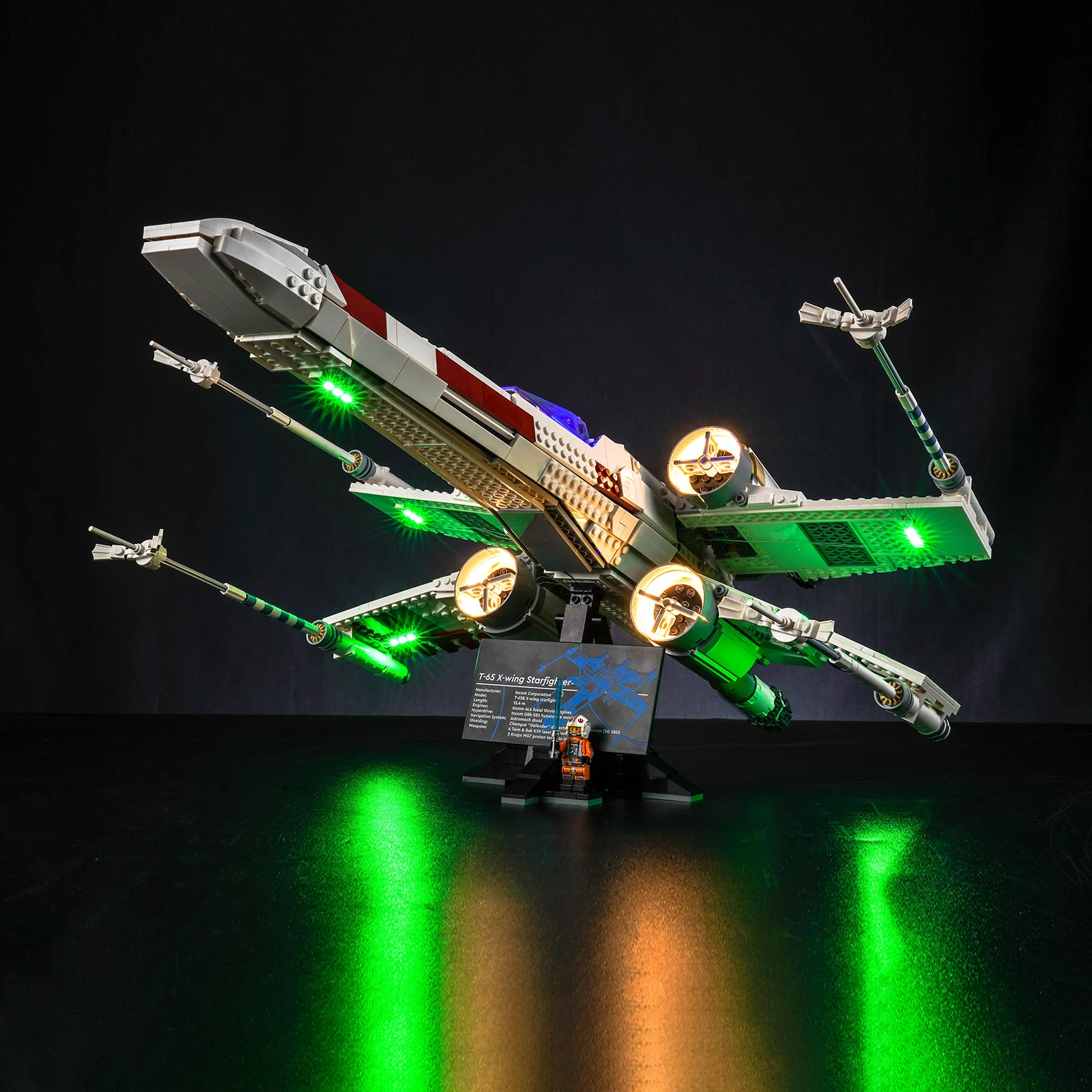 Lazishi LED Light For 75355 X-Wing Starfighter Lighting DIY Toys (Not ​Include the Model)