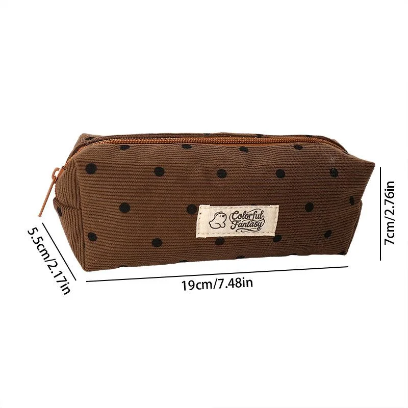 기발한 연필 가방 학생 학교 용품 케이스 작업 공간 필수품 여성 미용 보관 가방