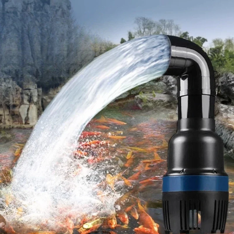 Large Flow Pond Water Pump Circulation Frequency Conversion Fish Pond Pumps Filter Submersible Water Pump Fishpond Filter Pumps