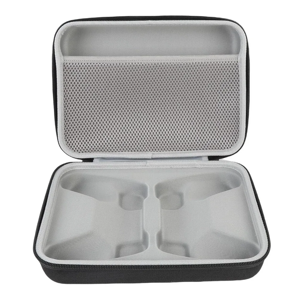 EVA Material Controller Storage Box Black Color Hard Shell Travel Carrying Bag With Handle Internal Mesh Pocket