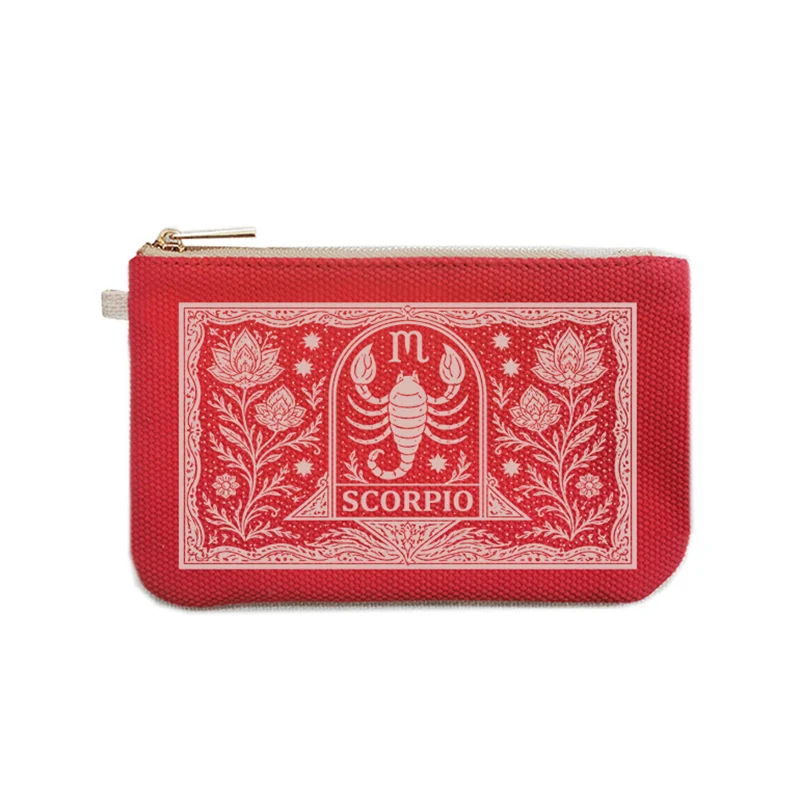 

Маленький карманный кошелек Canvas Constellation с принтом и стильным и компактным отделением для хранения карт и монет.