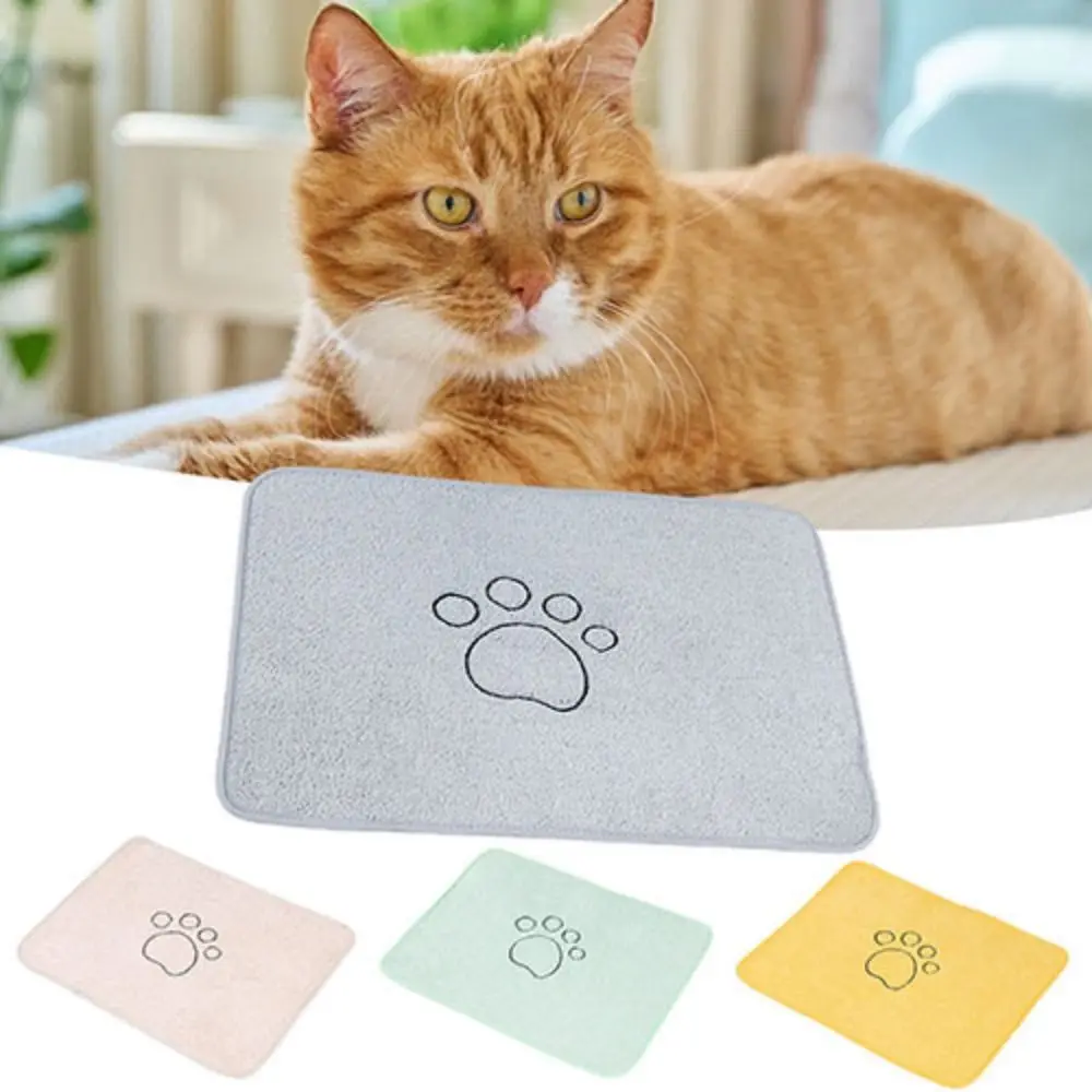 Comfortable Breathable Pet Mat Washable Absorbent Mats Dog Feeding Mat Four Seasons Puppy Accessories Cat Sleeping Pad