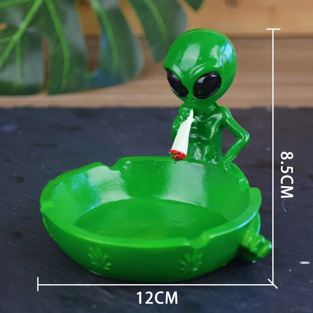 Exquisite Alien Creative Ashtray, Resin Ashtray,Portable Resin, Starry Sky, 1 Pc