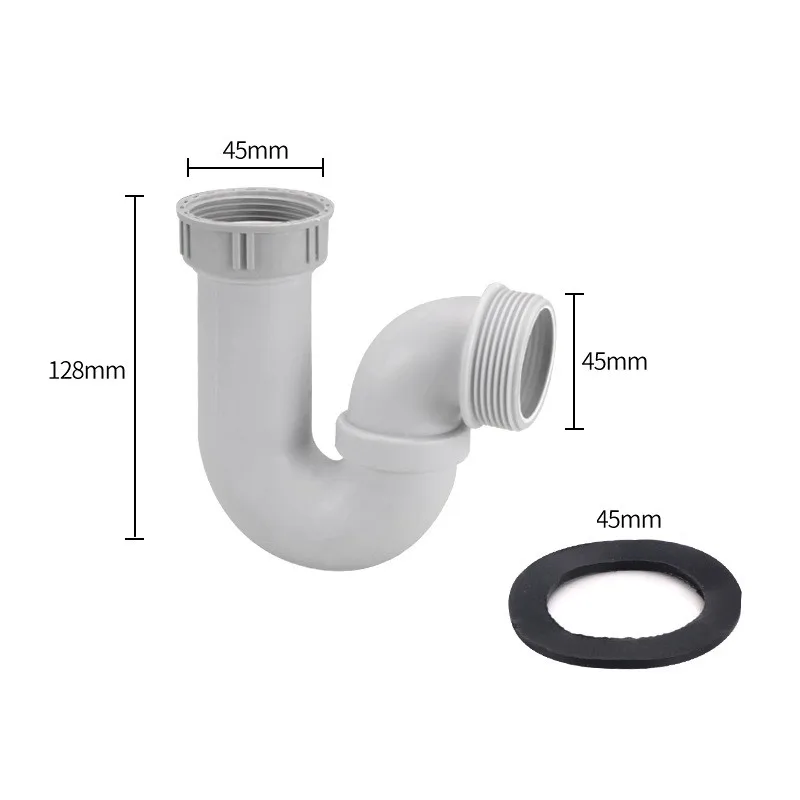 Waschbecken Abflussrohr Adapter Y-förmige Becken Kanalisation Zweig Stecker Überlauf Rohr Gewinde Schlauch Joint für Küche Bad Zubehör