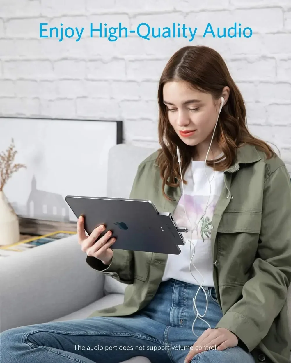 Anker PowerExpand 6-in-1 USB-C Hub 60W PD Charging 4K HDMI Audio USB3.0 SD TF Card Reader Adapter For iPad Pro Laptop