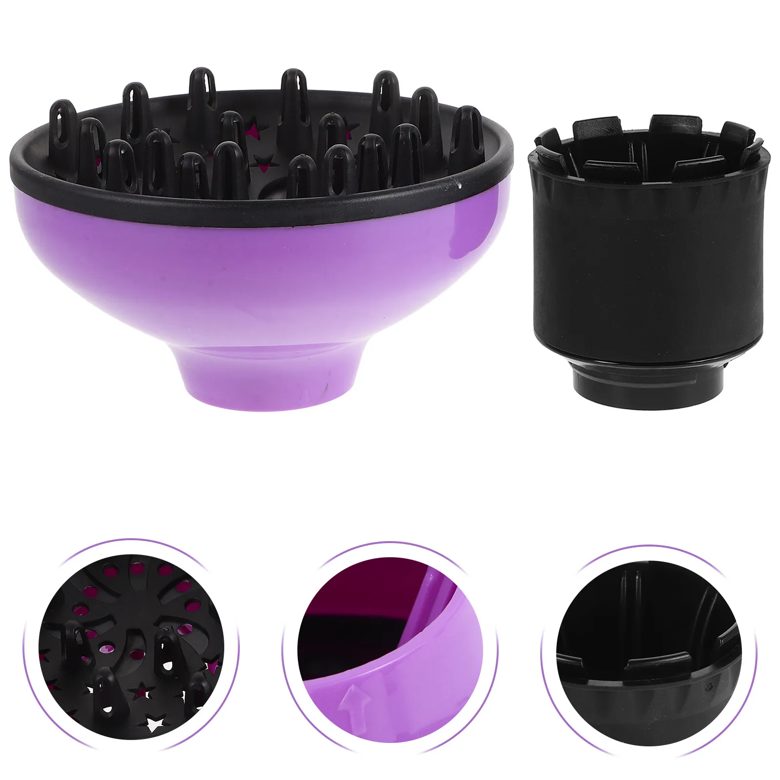 

Универсальная насадка-диффузор для фена: инструмент для придания объема, термостойкий, для быстрой сушки, для использования в салонах