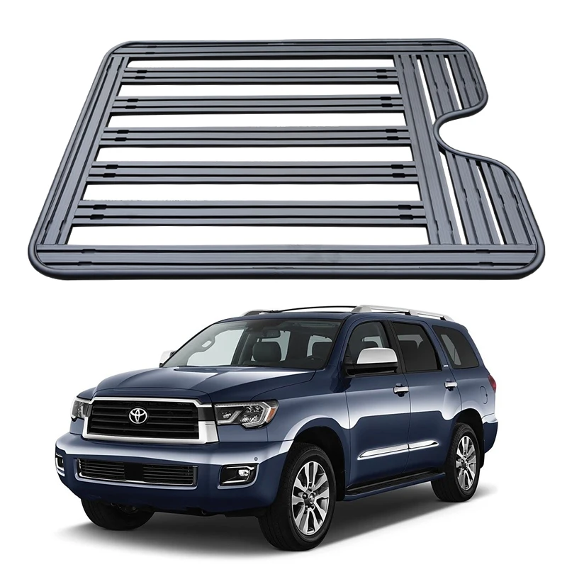 

Aluminum Alloy Car Roof Cargo Luggage Rack Baskets for Sequoia 2003-2020